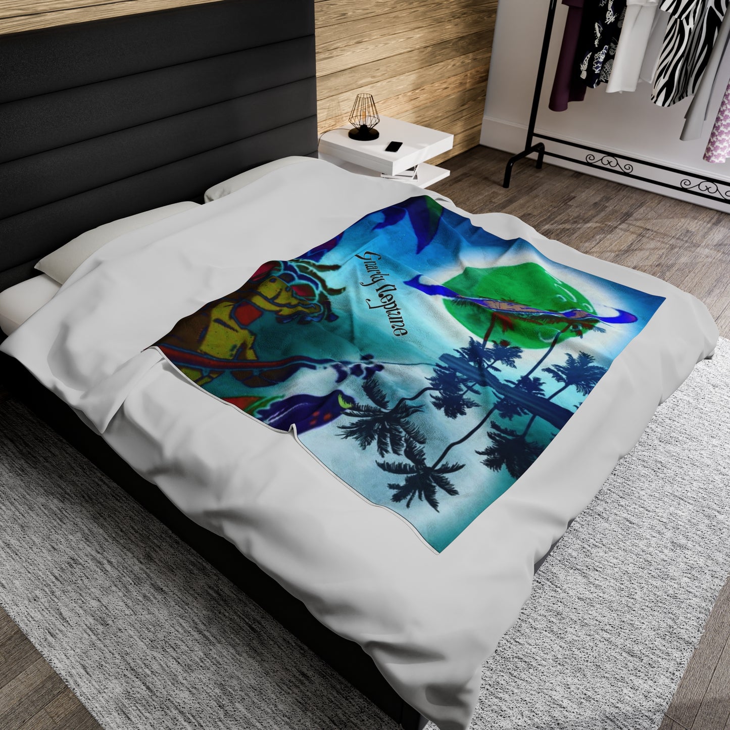 Cosmic Beach Plush blanket